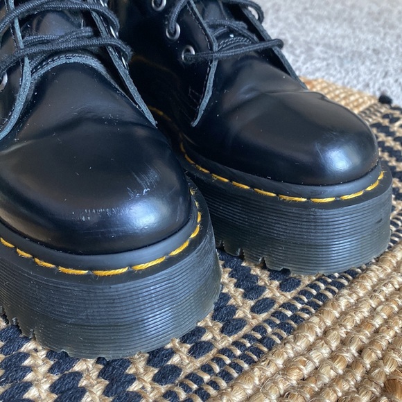 JADON BOOT SMOOTH LEATHER PLATFORMS. UK size 3 US size 5 or 5 1/2 - Picture 3 of 3